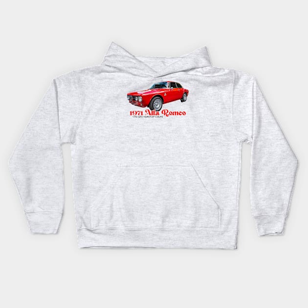 1971 Alfa Romeo 1750 GTV Hardtop Coupe Kids Hoodie by Gestalt Imagery